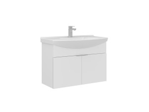 Mueble para lavabo «Purus 80» - 80 x 50 x 58 cm - Blanco
