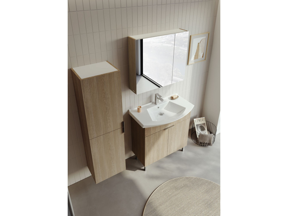 Mueble para lavabo «Purus 80» - 80 x 50 x 83 cm - Roble Sonomo