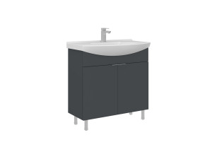 Mueble para lavabo «Purus 80» - 80 x 50 x 83 cm - Antracita mate