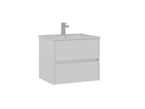 Mueble para lavabo «Side 65 v2» - 65 x 45 x 52 cm - Blanco mate