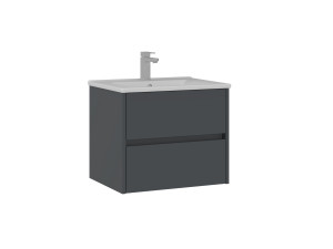 Mueble para lavabo «Side 65 v2» - 65 x 45 x 52 cm - Antracita mate