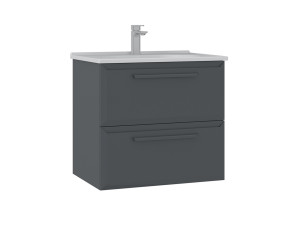 Mueble para lavabo «Nuvola 65 v2» - 65 x 50 x 62 cm - Antracita