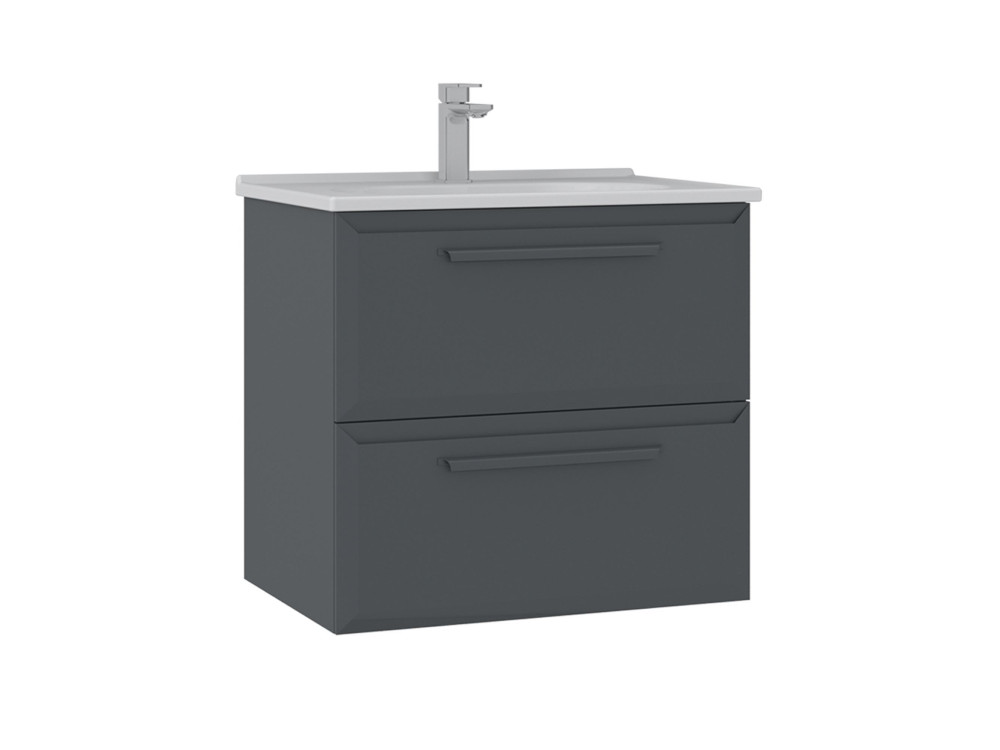 Mueble para lavabo «Nuvola 65 v2» - 65 x 50 x 62 cm - Antracita