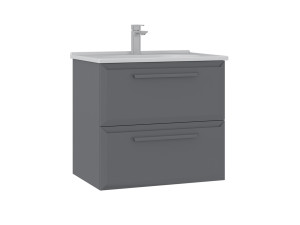 Mueble para lavabo «Nuvola 65 v2» - 65 x 50 x 62 cm - Gris
