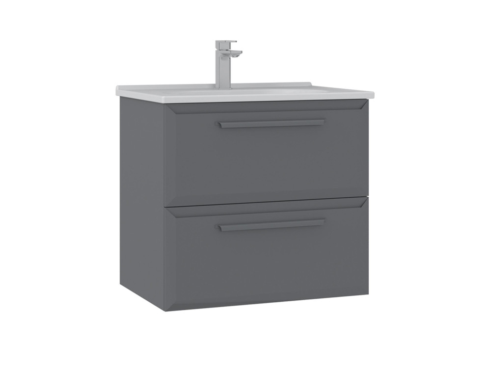 Mueble para lavabo «Nuvola 65 v2» - 65 x 50 x 62 cm - Gris