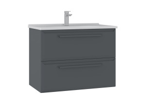 Mueble para lavabo «Nuvola 80 v2» - 80 x 50 x 62 cm - Antracita