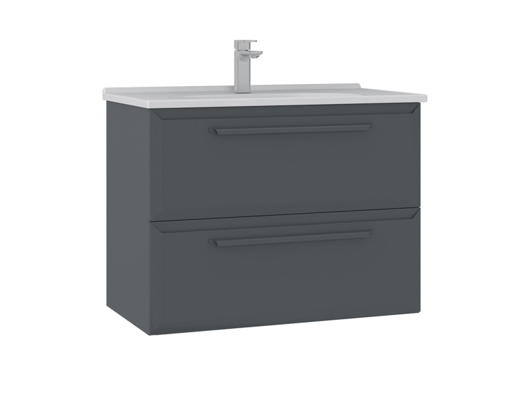 Mueble para lavabo «Nuvola 80 v2» - 80 x 50 x 62 cm - Antracita