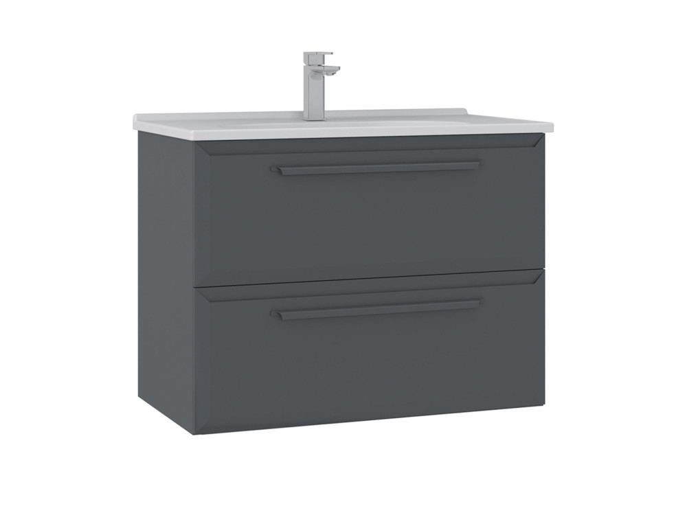Mueble para lavabo «Nuvola 80 v2» - 80 x 50 x 62 cm - Antracita