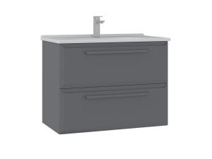 Mueble para lavabo «Nuvola 80 v2» - 80 x 50 x 62 cm - Gris