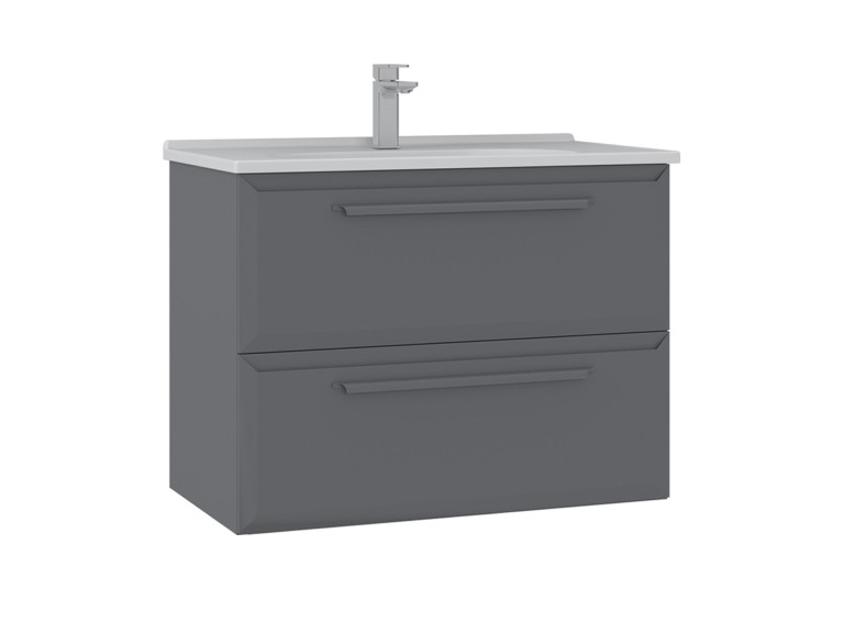 Mueble para lavabo «Nuvola 80 v2» - 80 x 50 x 62 cm - Gris