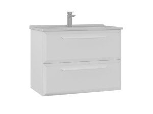 Mueble para lavabo «Nuvola 80 v2» - 80 x 50 x 62 cm - Blanco