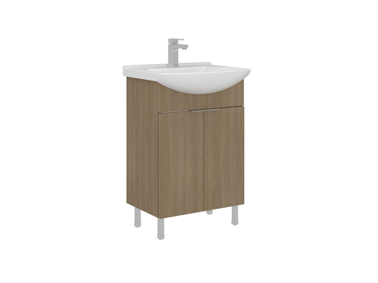 Mueble para lavabo «Purus 55» - 55 x 50 x 83 cm - Roble Sonomo