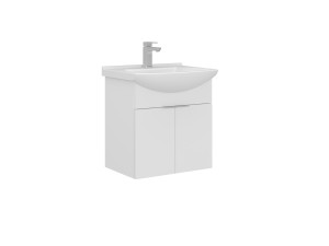Mueble para lavabo «Purus 55» - 55 x 50 x 58 cm - Blanco