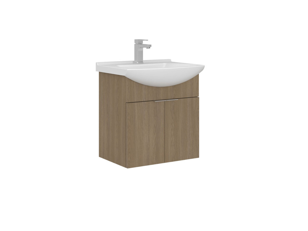 Mueble para lavabo «Purus 55» - 55 x 50 x 58 cm - Roble Sonomo