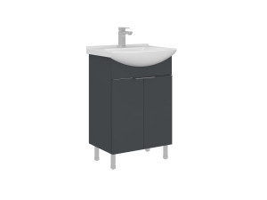 Mueble para lavabo «Purus 55» - 55 x 50 x 83 cm - Antracita mate