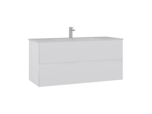 Mueble para lavabo «Nest 121 v2» - 121 x 51 x 55 cm - Blanco mate