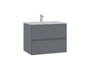 Mueble para lavabo «Nest 71 v2» - 71 x 51 x 55 cm - Gris mate