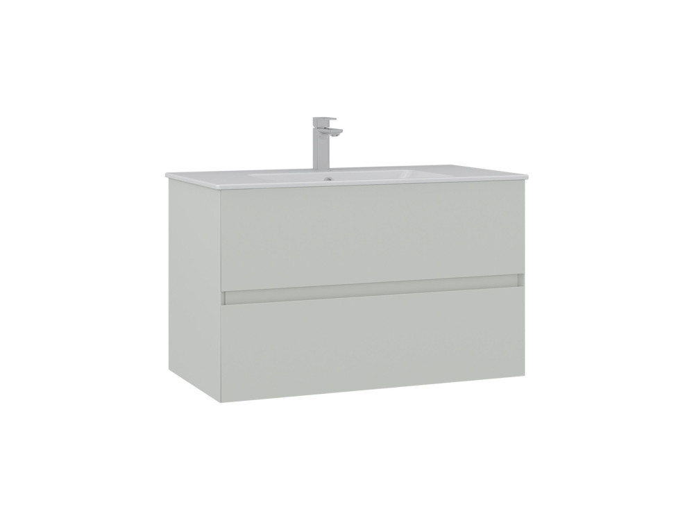 Mueble para lavabo «Nest 91 v2» - 91 x 51 x 55 cm - Mate Cashmere