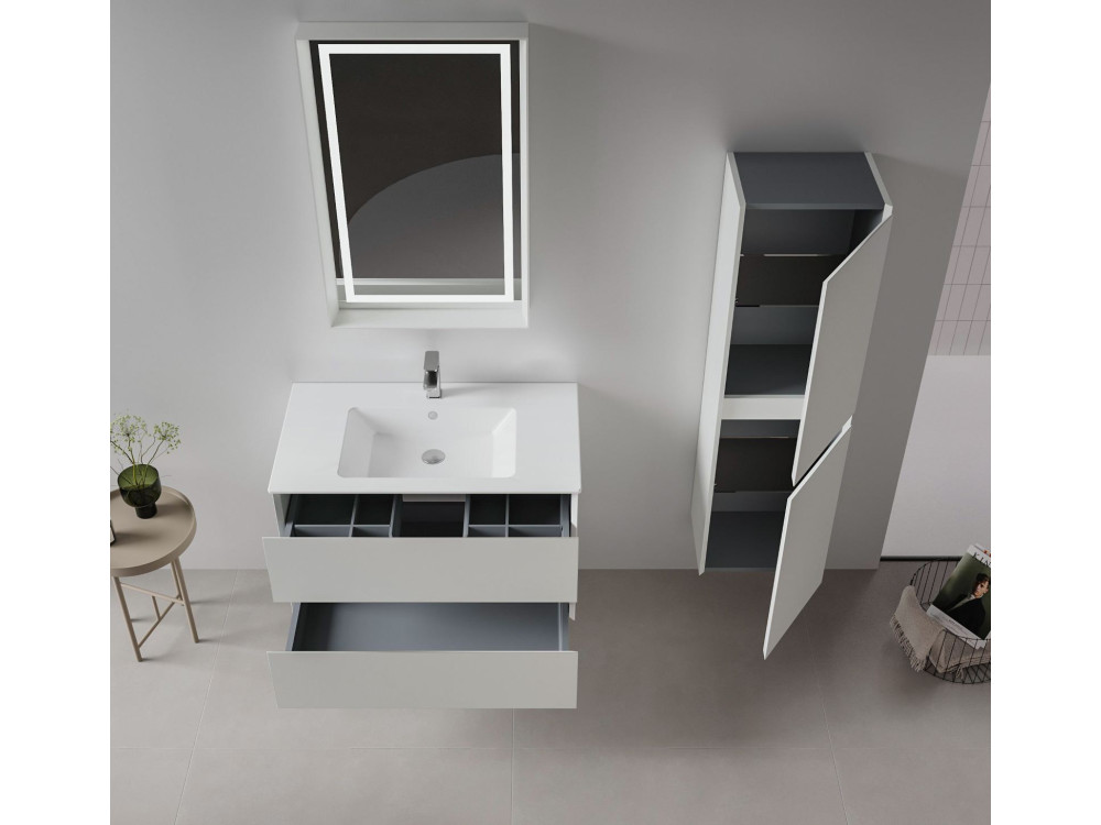 Mueble para lavabo «Nest 91 v2» - 91 x 51 x 55 cm - Mate Cashmere