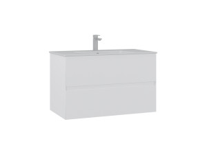 Mueble para lavabo «Nest 91 v2» - 91 x 51 x 55 cm - Blanco mate
