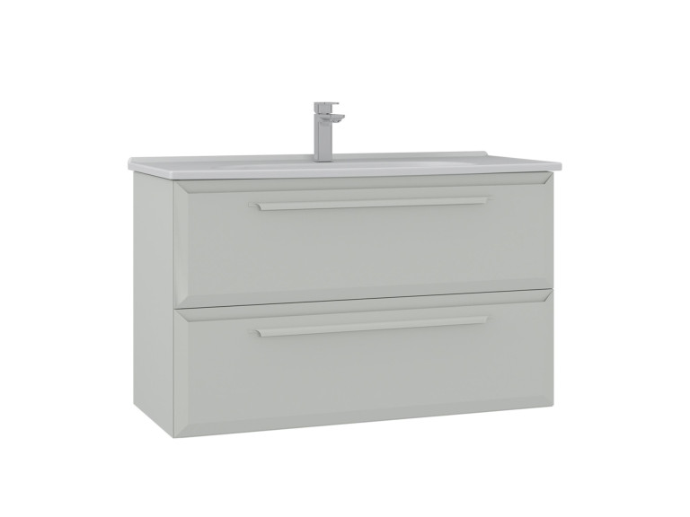 Mueble para lavabo «Nuvola 100 v2» - 100 x 50 x 62 cm - Cashmere