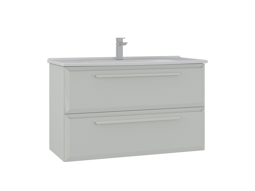 Mueble para lavabo «Nuvola 100 v2» - 100 x 50 x 62 cm - Cashmere