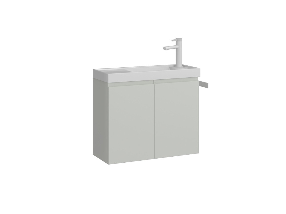 Mueble para lavabo «Ferla 60» - 60 x 22 x 50 cm - Mate Cashmere
