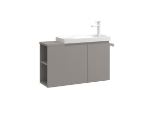 Mueble para lavabo «Ferla 80» - 80 x 22 x 45 cm - Matte Mink