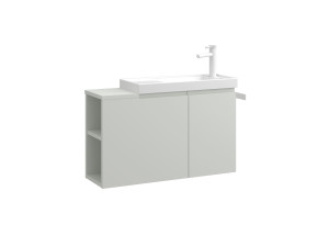 Mueble para lavabo «Ferla 80» - 80 x 22 x 45 cm - Mate Cashmere