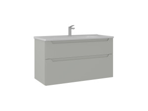 Mueble para lavabo «Messina 100 v2» - 100 x 45 x 55 cm - Mate Cashmere