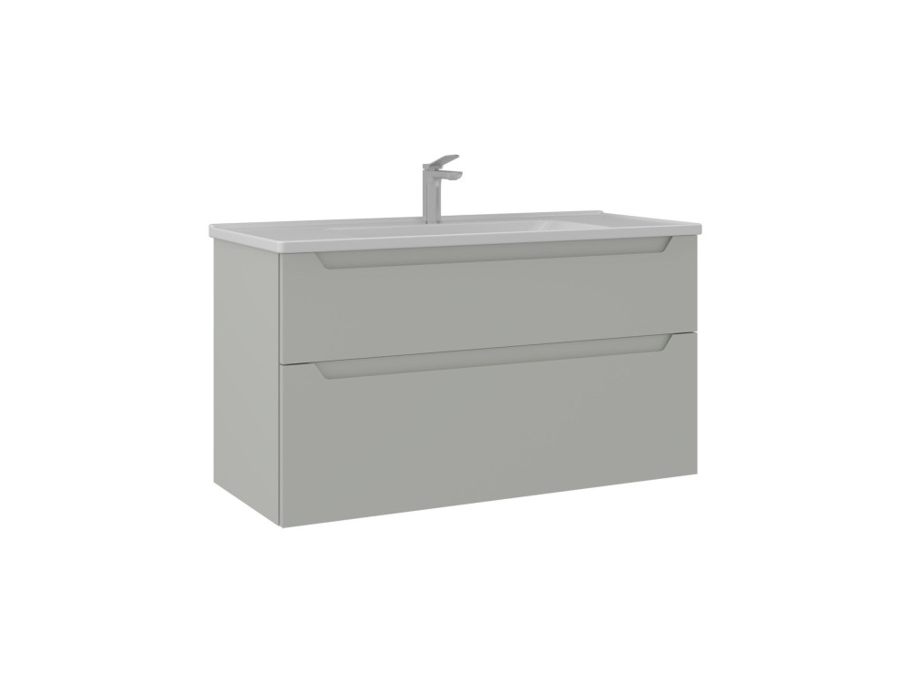 Mueble para lavabo «Messina 100 v2» - 100 x 45 x 55 cm - Mate Cashmere