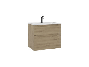 Mueble para lavabo «Messina 65 v2» - 65 x 45 x 55 cm - Roble