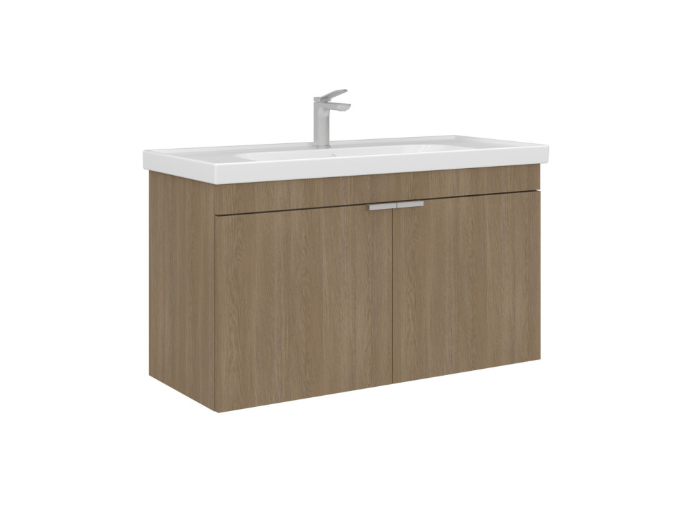 Mueble para lavabo «Desna 100» - 100 x 45 x 58 cm - Roble Sonomo