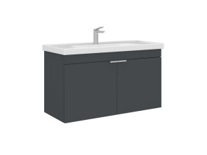 Mueble para lavabo «Desna 100» - 100 x 45 x 58 cm - Antracita mate