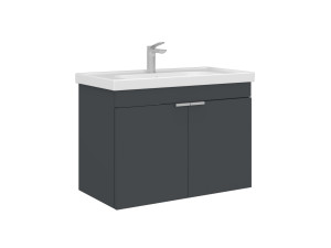 Mueble para lavabo «Desna 80» - 80 x 45 x 58 cm - Antracita mate