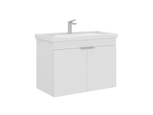 Mueble para lavabo «Desna 80» - 80 x 45 x 58 cm - Blanco mate