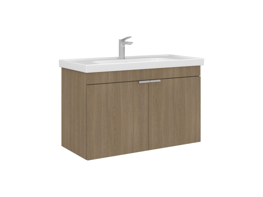 Mueble para lavabo «Desna 90» - 90 x 45 x 58 cm - Roble Sonomo