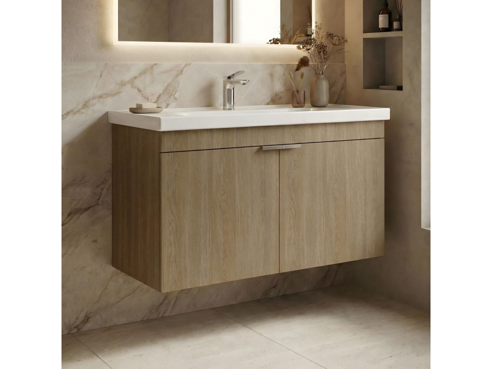 Mueble para lavabo «Desna 90» - 90 x 45 x 58 cm - Roble Sonomo