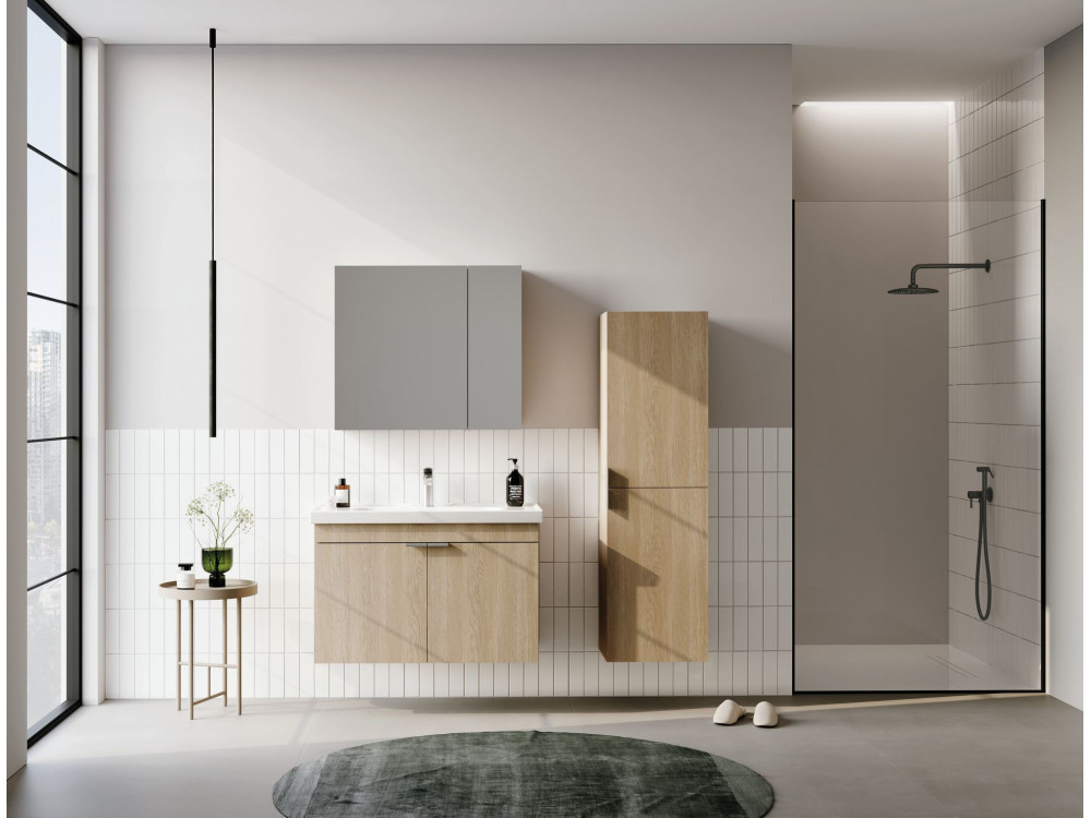 Mueble para lavabo «Desna 90» - 90 x 45 x 58 cm - Roble Sonomo