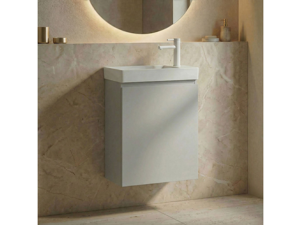 Mueble para lavabo «Ferla 40» - 40 x 22 x 50 cm - Cachemira mate