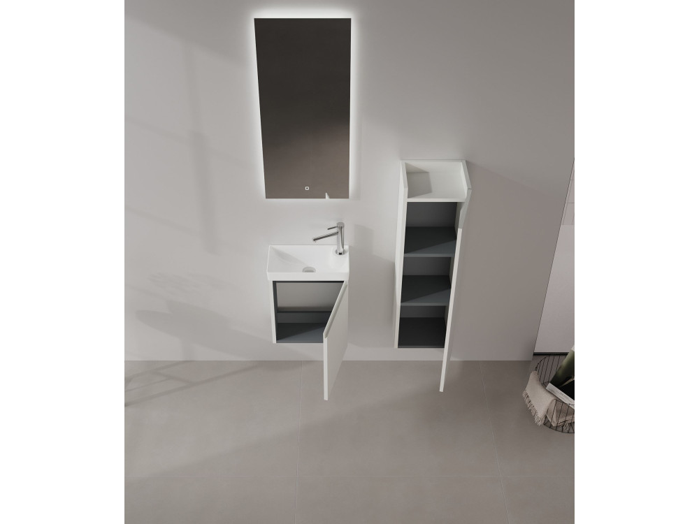 Mueble para lavabo «Ferla 40» - 40 x 22 x 50 cm - Cachemira mate