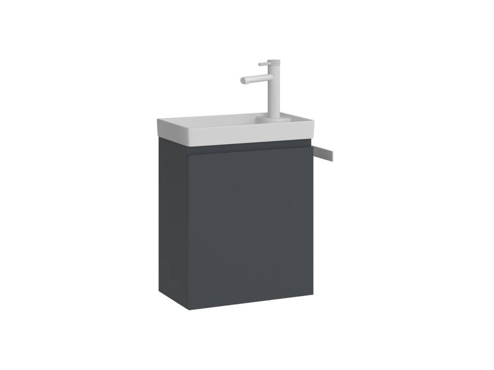Mueble para lavabo «Ferla 40» - 40 x 22 x 50 cm - Antracita mate