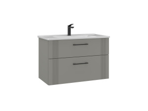 Mueble para lavabo «Bari 85 v2» - 85 x 45 x 55 cm - Mate Cashmere