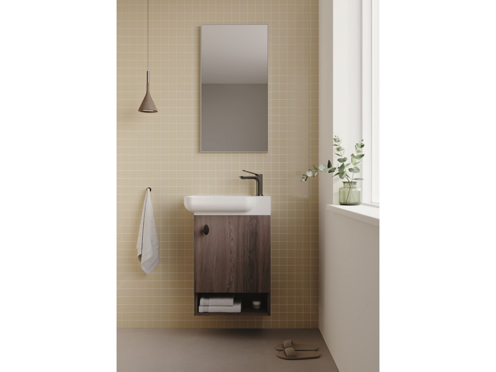 Mueble para lavabo «Begonya 55» - 53 x 33 x 75 cm - Nogal oscuro