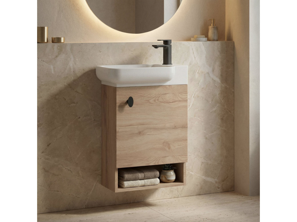 Mueble para lavabo «Begonya 55» - 53 x 33 x 75 cm - Roble