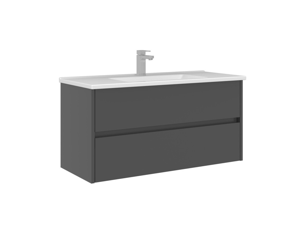 Mueble para lavabo «Arno 100» - 100 x 45 x 52 cm - Antracita