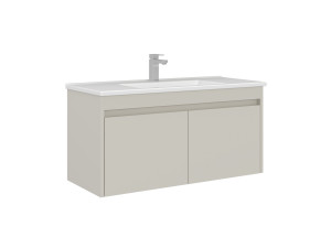 Mueble para lavabo «Arno 100» - 100 x 45 x 52 cm - Cashmere