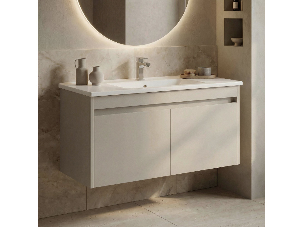 Mueble para lavabo «Arno 100» - 100 x 45 x 52 cm - Cashmere