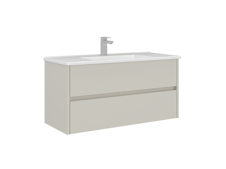 Mueble para lavabo «Arno 100» - 100 x 45 x 52 cm - Cashmere