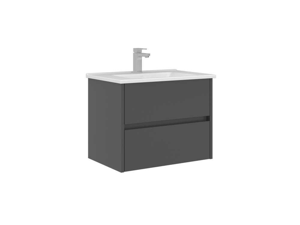 Mueble para lavabo «Arno 65» - 65 x 45 x 52 cm - Antracita